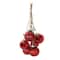 21" Red Glass Ball Cluster Drop Ornaments, 2ct